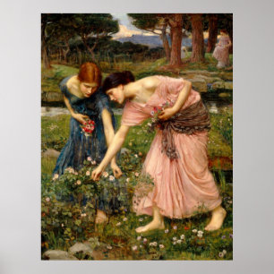 Affiche Rassembler Ye Rosebuds Tandis Que Ye Mai - 1909
