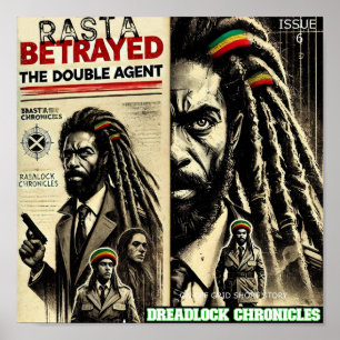 AFFICHE RASTA BATTUE DREADLOCK CHRONICLES NUMÉRO 6