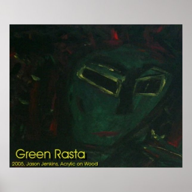 AFFICHE RASTA VERT (Devant)
