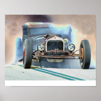 Affiche Rat Rod Burnout