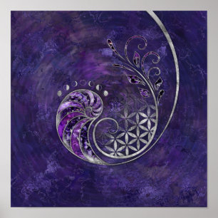 Affiche Ratio d'or - Ornement de géométrie sacrée