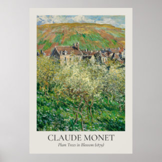 Affiche Ratio ISO de l'art mural Vintage Claude Monet