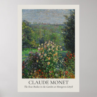 Affiche Ratio ISO de l'art mural Vintage Claude Monet