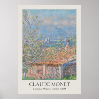 Affiche Ratio ISO de l'art mural Vintage Claude Monet