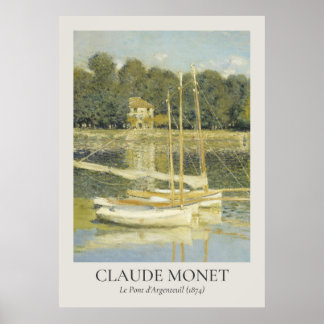 Affiche Ratio ISO de l'art mural Vintage Claude Monet