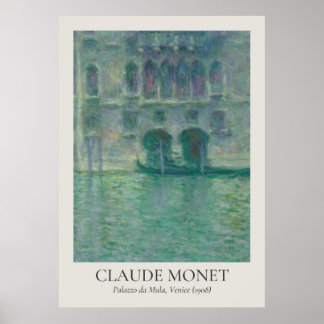 Affiche Ratio ISO de l'art mural Vintage Claude Monet