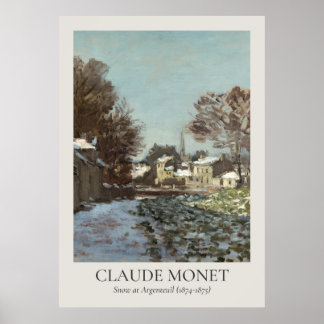 Affiche Ratio ISO de l'art mural Vintage Claude Monet