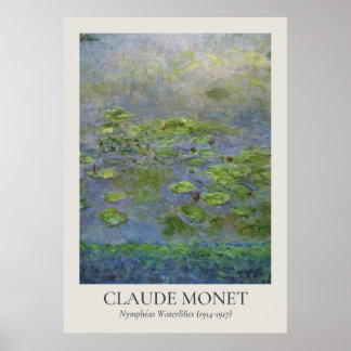 Affiche Ratio ISO de l'art mural Vintage Claude Monet