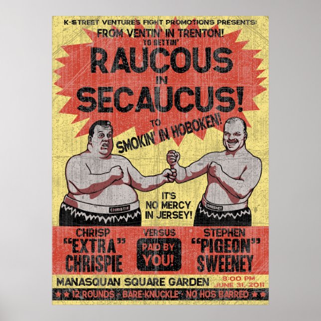 Affiche Raucous à Secaucus (Devant)