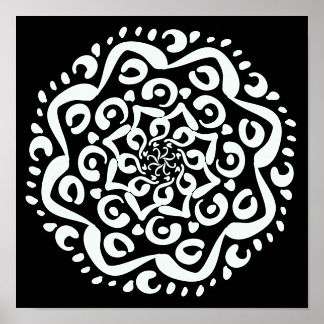 Affiche Raven Mandala (Devant)