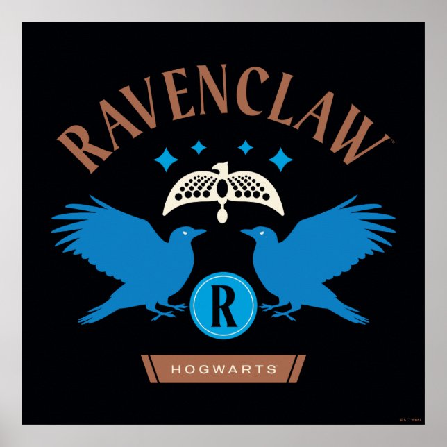 Affiche RAVENCLAW™ Maison double aigle Diadem Graphique (Devant)
