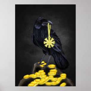 Affiche Raven's Rune : Aegishjalmur Magic sur la pierre no