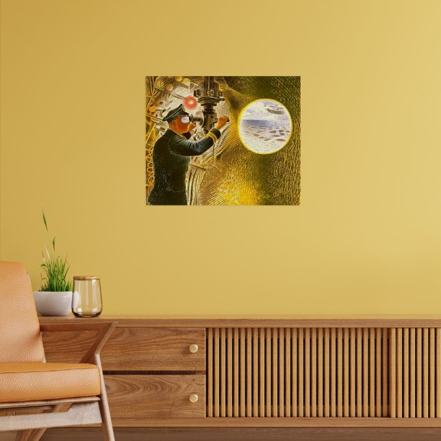 Affiche Ravilier - Commandant d'un sous-marin (Salon 2)