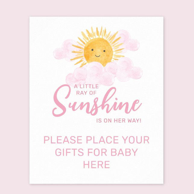 Affiche Ray De Soleil Placez Vos Cadeaux Ici (Créateur téléchargé)