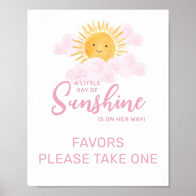 Affiche Rayon de soleil Signe de faveur  (Devant)