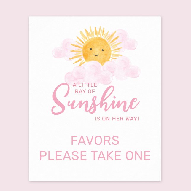 Affiche Rayon de soleil Signe de faveur  (Créateur téléchargé)