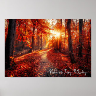 Affiche Rayonnement d'automne