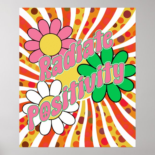 Affiche Rayonner de Positivité  (Devant)