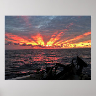 Affiche Rayons de lumière