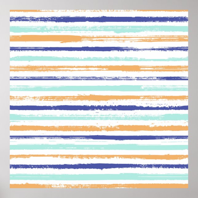 Affiche Rayures géométriques textiles cousans couture vint (Devant)