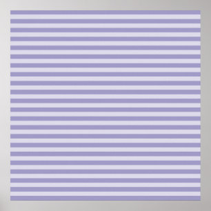 Affiche Rayures violettes