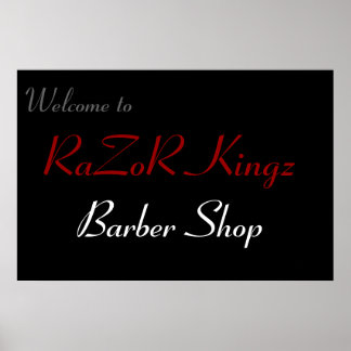 Affiche RaZoR Kingz Barber Shop