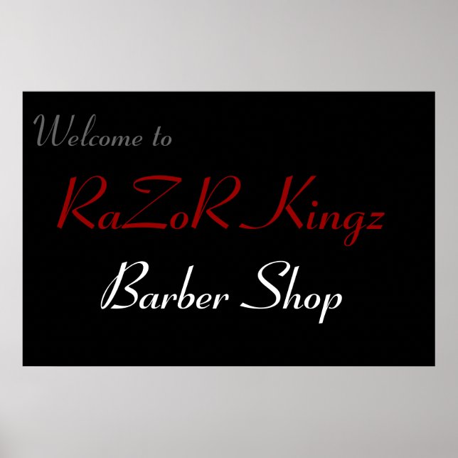 Affiche RaZoR Kingz Barber Shop (Devant)