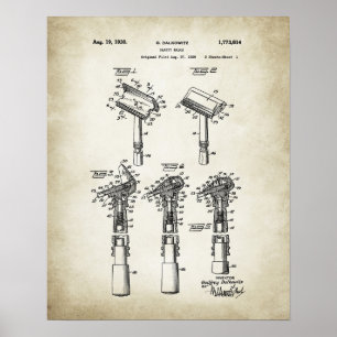 Affiche Razor Patent
