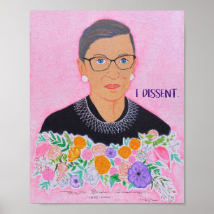 Affiche RBG : "Je conteste."