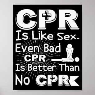 Affiche Rcp Comme Mauvais Rcp Mieux Que Rien Humour Blague