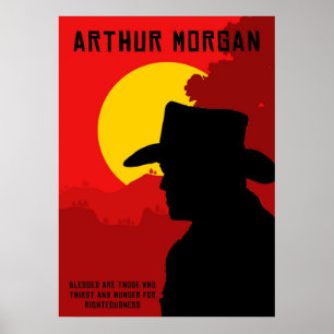 Affiche Rdr2 Arthur Morgan