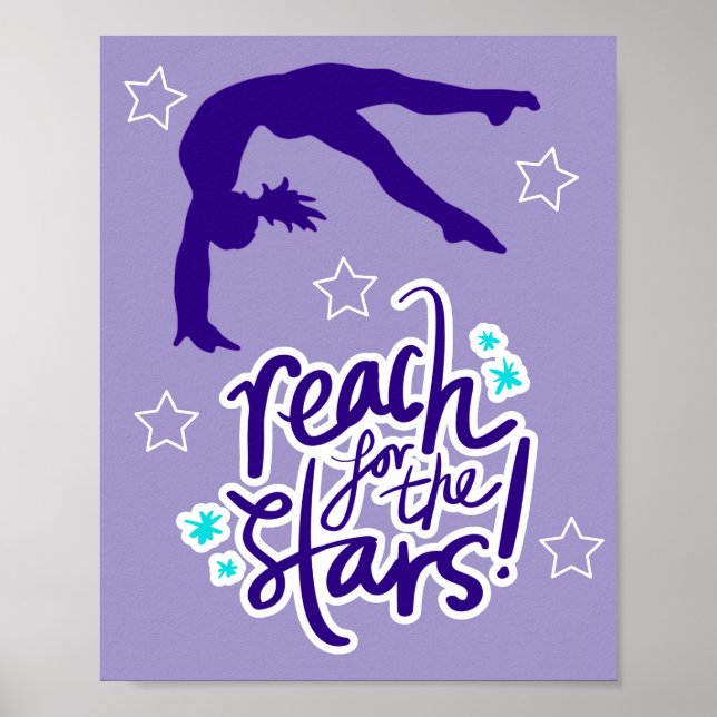 Affiche Reach for the Stars Gymnastique Tumbling (Devant)