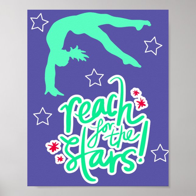 Affiche Reach for the Stars Gymnastique Tumbling (Devant)