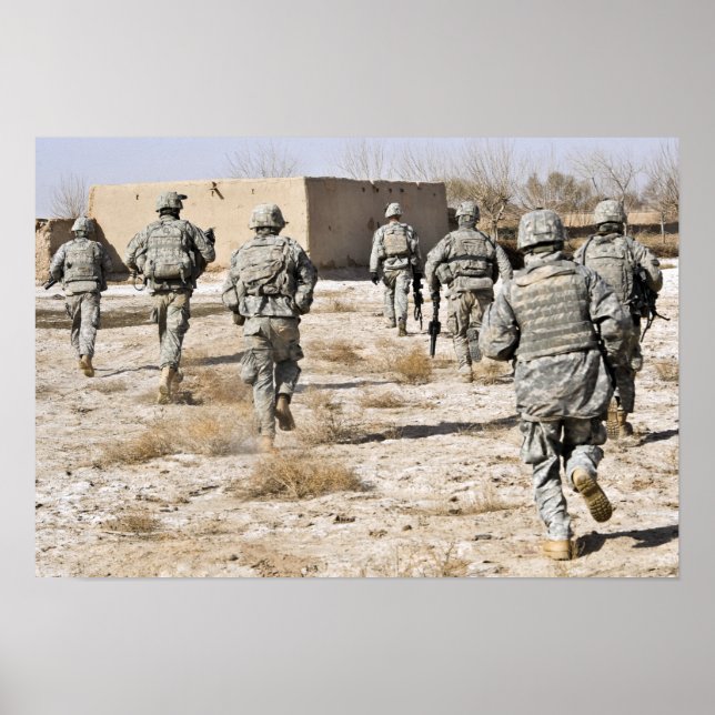 Affiche réaction des soldats à une attaque aux armes légèr (Devant)