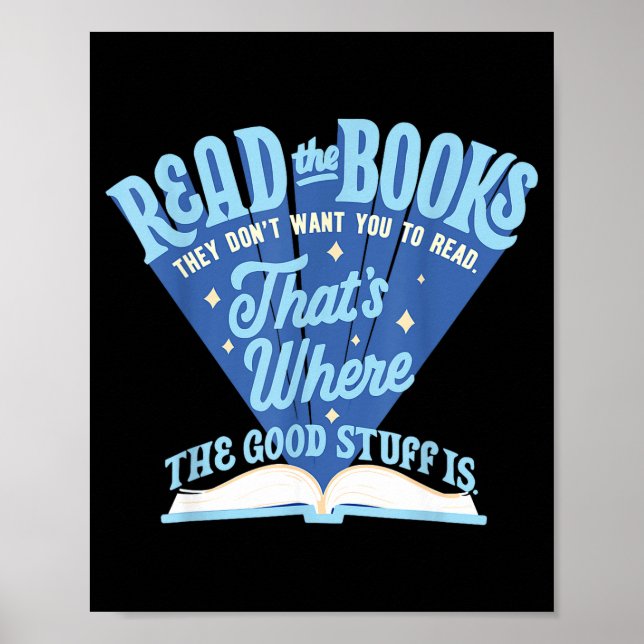 Affiche Read The Book They Don't Want You To Read  (Devant)