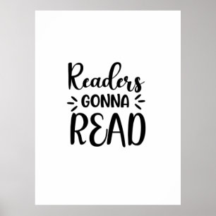 Affiche Reading art readers