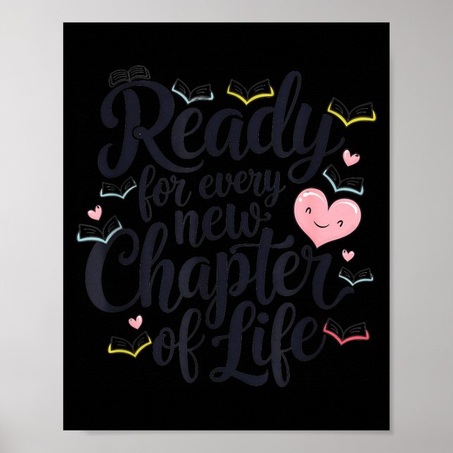 Affiche Ready For Every New Chapter In Life  (Devant)