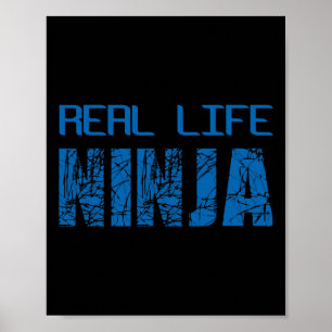 Affiche Real Life Ninja Easy Christmas Cadeau