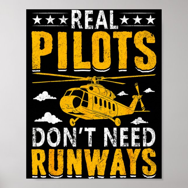Affiche Real Lots Don't Need Runways  (Devant)
