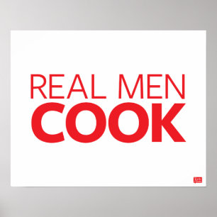 Affiche Real Men Cook
