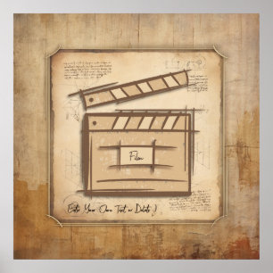 Affiche réalisateur, acteur, réalisateur idée cadeau