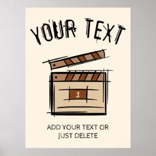 Affiche réalisateur, acteur, réalisateur idée cadeau