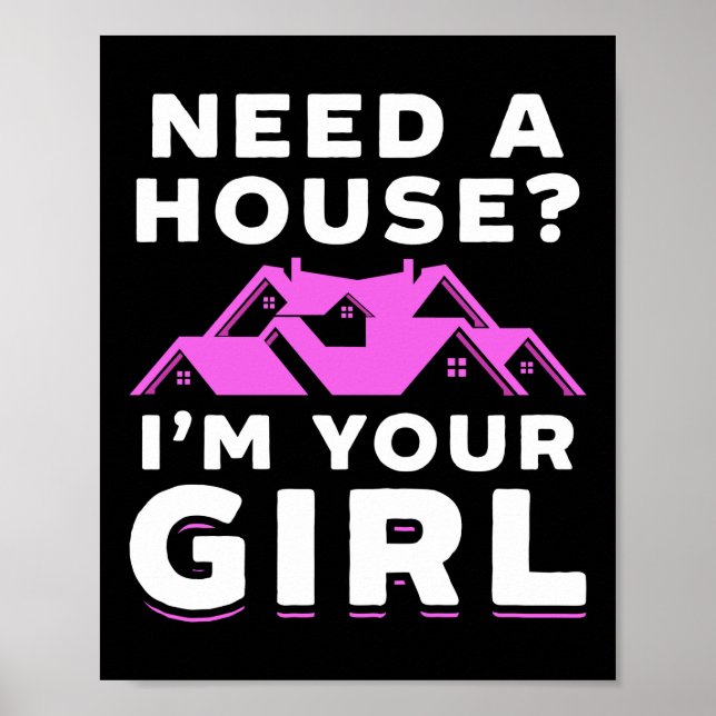 Affiche Réalisateur Agent Immobilier Besoin D'Une Maison J (Devant)