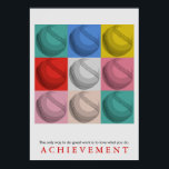 Affiche Réalisation Motivationnelle Retro Baseball Pop Art<br><div class="desc">Sport Thématique Numériquement Edited Art - Poster de baseball Imprimer - Dessin de style comique numérique - Art Pop College - Images d'ordinateur - La seule façon de faire un grand travail est d'aimer ce que vous faites.</div>