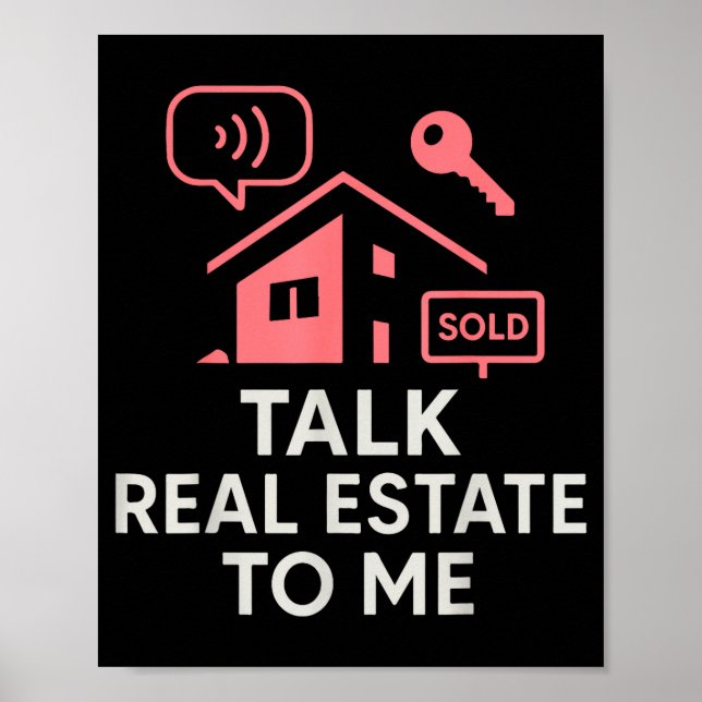 Affiche Realtor Talk Real Estate To Me  (Devant)
