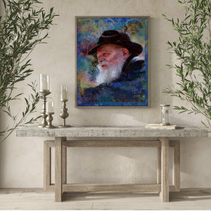 Affiche Rebbe Menachem Schneerson Giclee Art Print