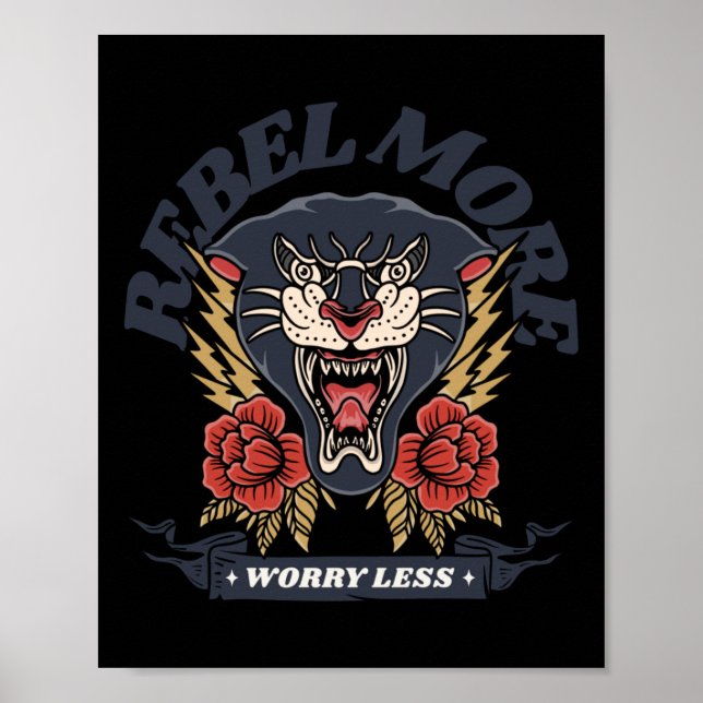 Affiche Rebel More  (Devant)