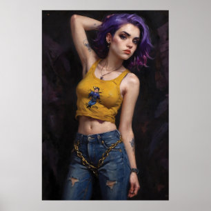 Affiche Rebelle en couleur