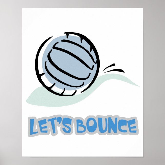 Affiche Rebondit le volley-ball (Devant)