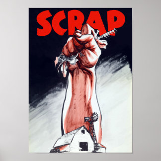 Affiche Rebut — 2ÈME GUERRE MONDIALE